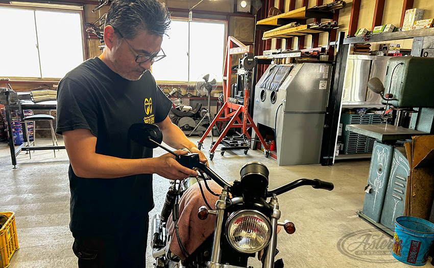 本日の作業場